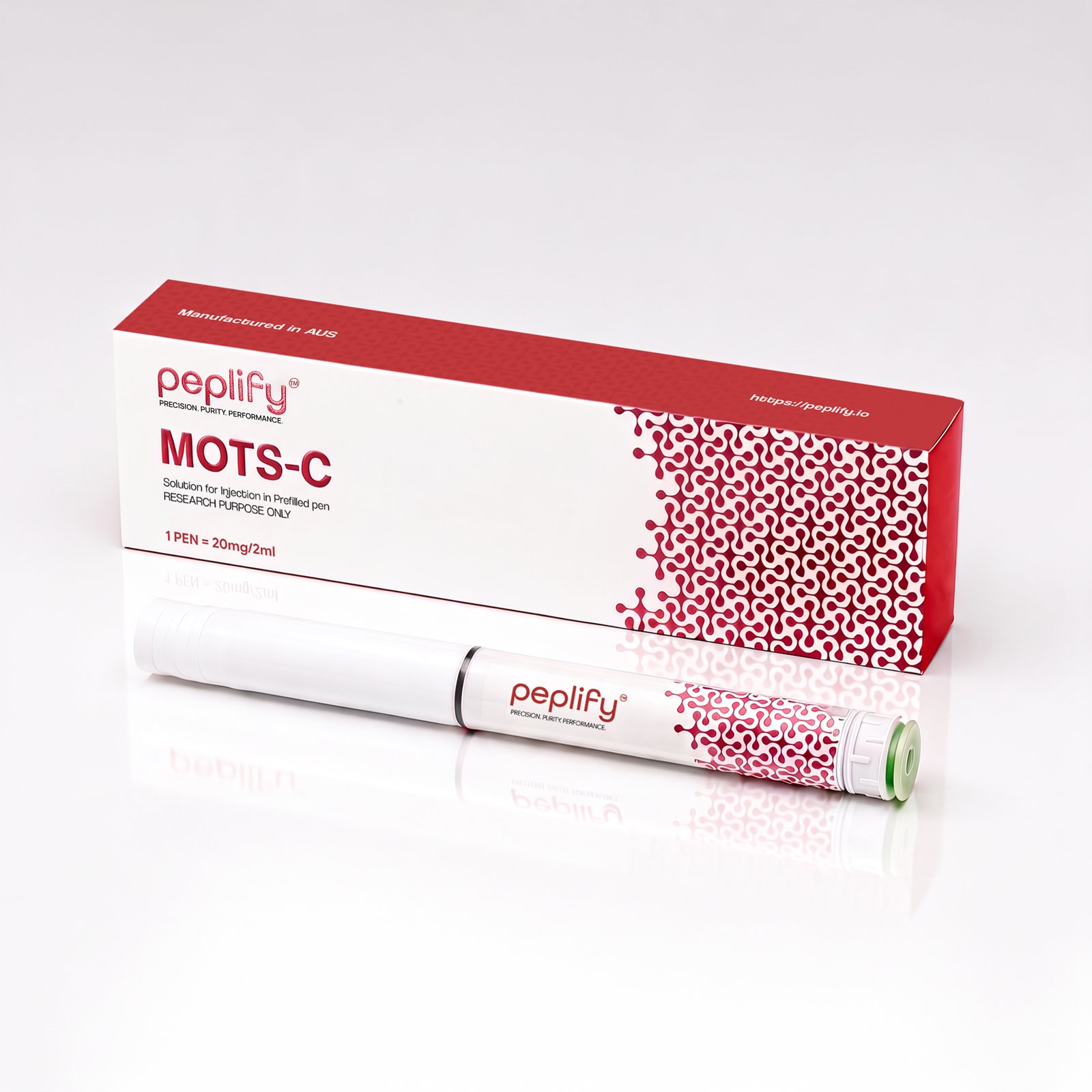 MOTS-c 20 mg / 2 mL research peptide by peplify